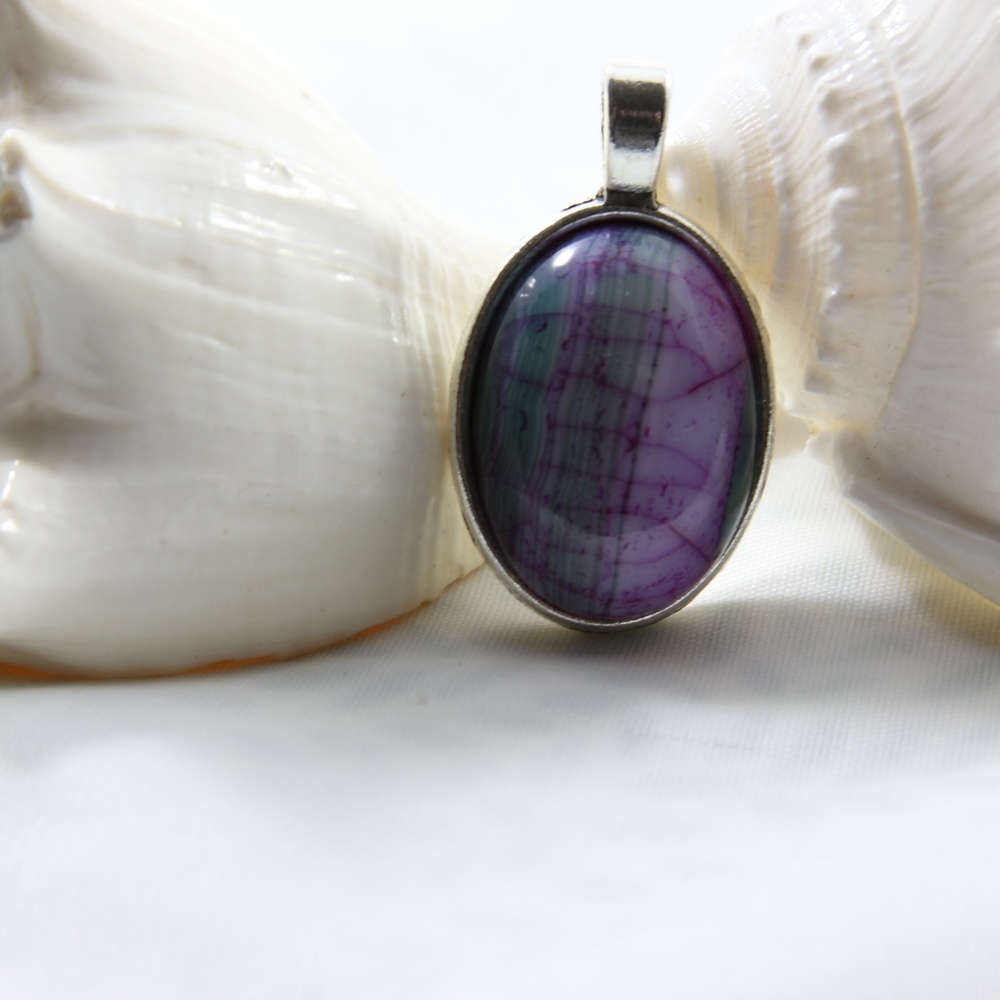 Dragon Vein Agate Pendant